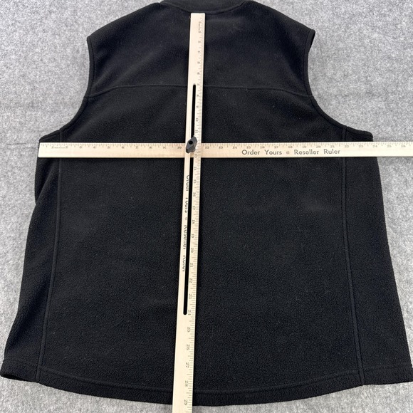 Patagonia Synchilla Fleece Vest Mens XL Black Worn Wear Uber Business 2020 - Picture 7 of 10